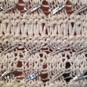 Silver stitch Weaved Sweater